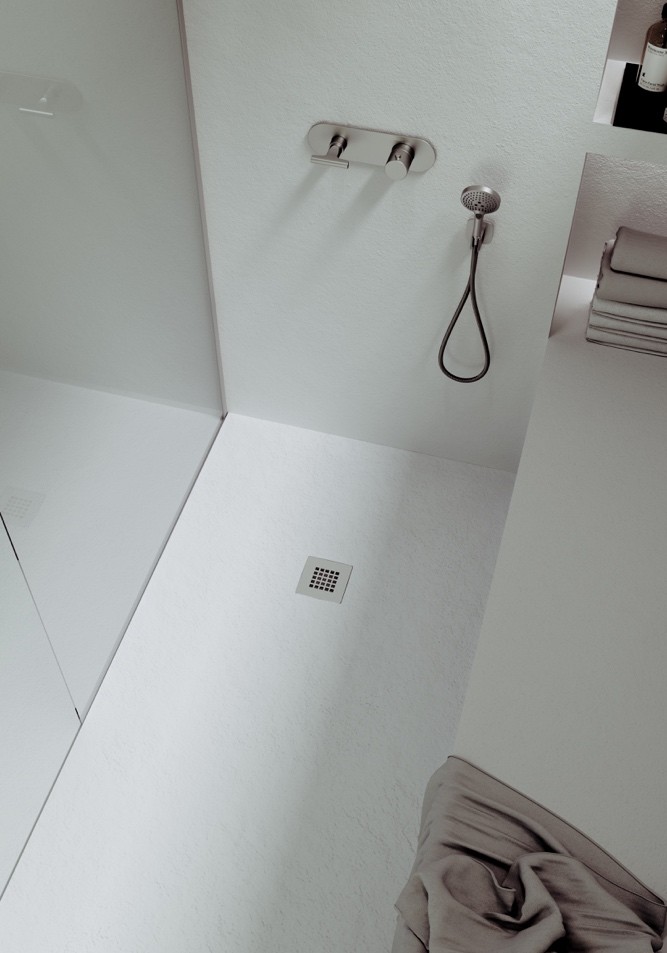 Einbaubeispiel Slatestone L in Weiß