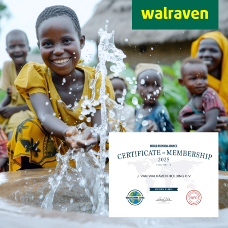 Walraven ist Mitglied im World Plumbing Council – Installationstechnik global gedacht.