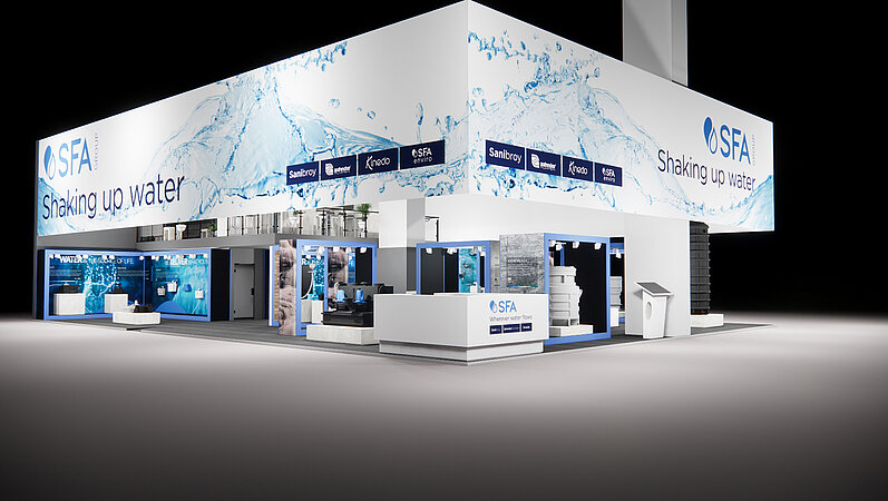 Shaking up water: SFA Gruppe auf der ISH
