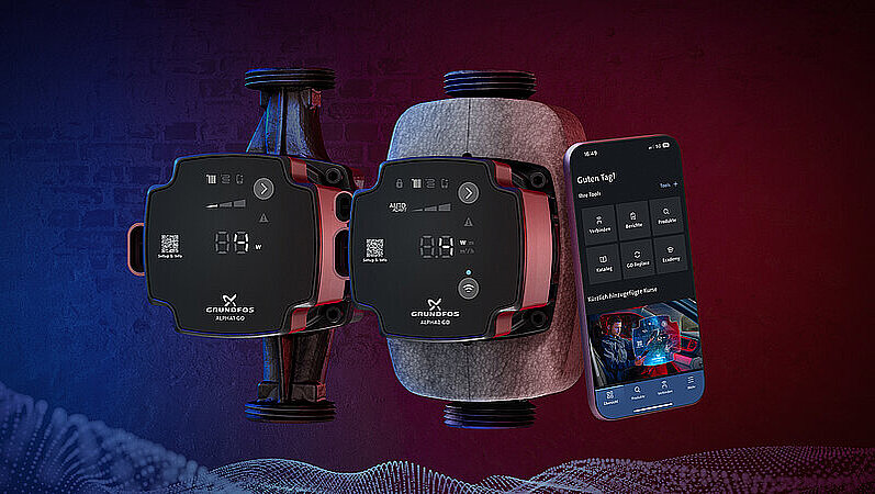 Die neuen Grundfos Alpha1 Go und Alpha2 Go