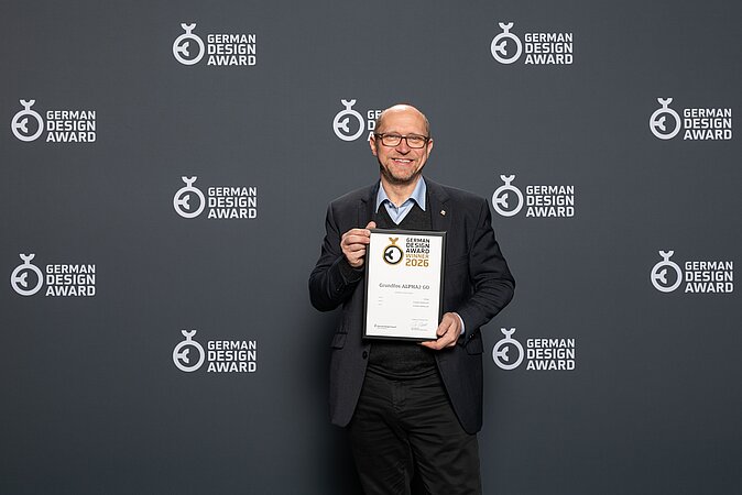 Die Grundfos Alpha GO gewinnt renommierten Designpreis