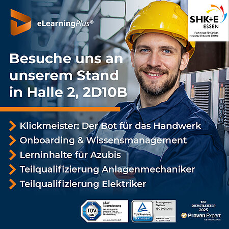 SHK+E (Essen): 17. bis 20. März 2026