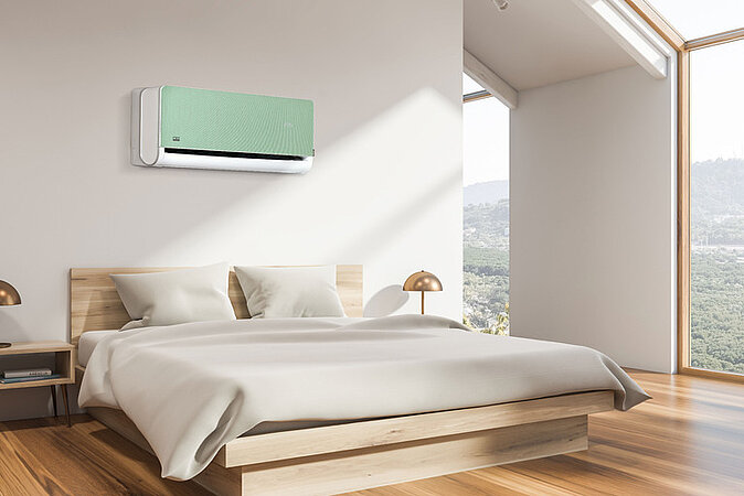 REMKO: ArtStyle-Klimagerät mit Textilblenden 