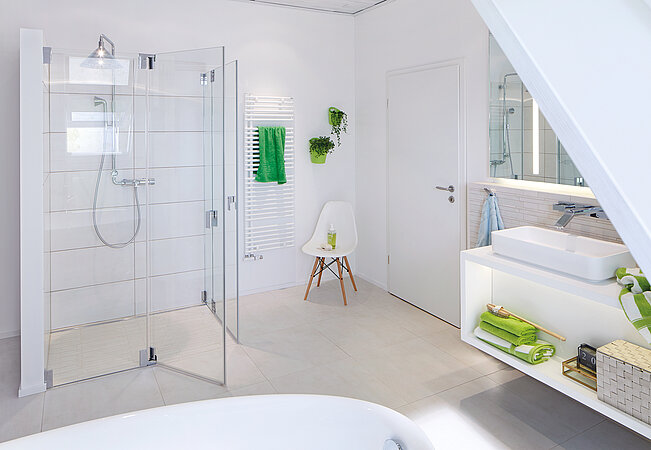 glassdouche: Sommersonnwende, Badezimmermomente