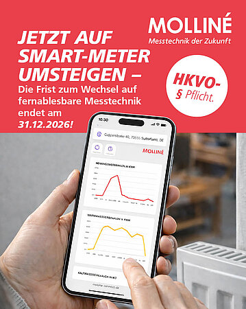 WDV Molliné: HKVO – Jetzt auf Smart-Meter umsteigen!