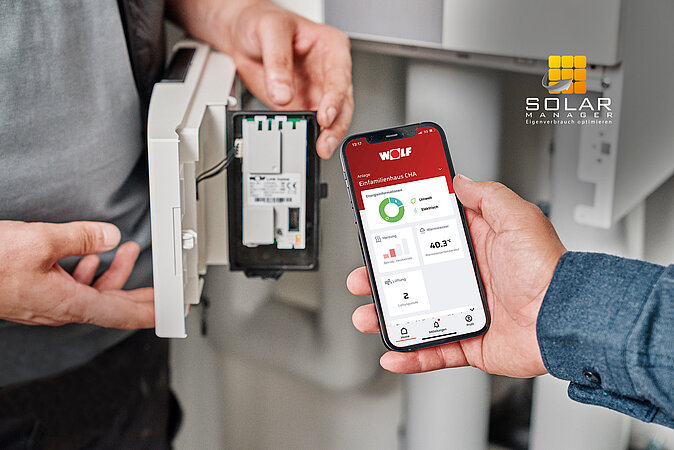 WOLF Wärmepumpen jetzt mit Solar Manager kompatibel