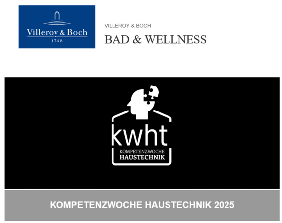 Villeroy & Boch: KOMPETENZWOCHE HAUSTECHNIK 2025