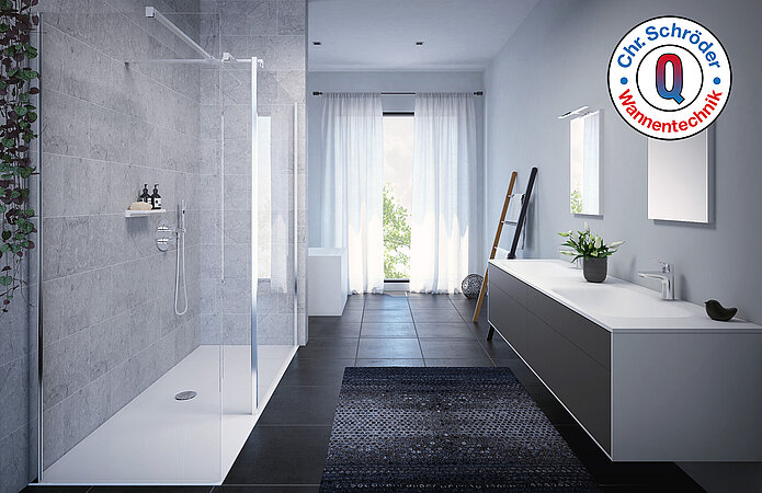 Schröder Wannentechnik - Flat New – eine Wanne, eine Linie.