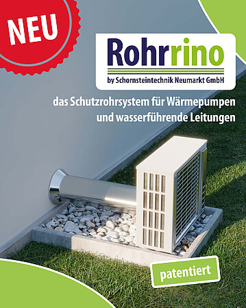 Schornsteintechnik Neumarkt: NEU im Programm - Wärmeschutzdämmrohrsystem ROHRRINO! 