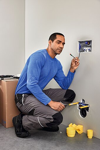 Geberit: Elektroinstallation in der Vorwand