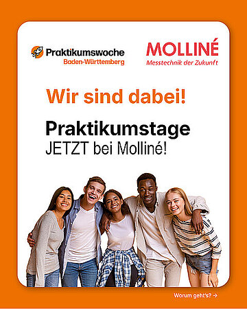 Bewirb Dich JETZT für ein Praktikum bei Molliné!