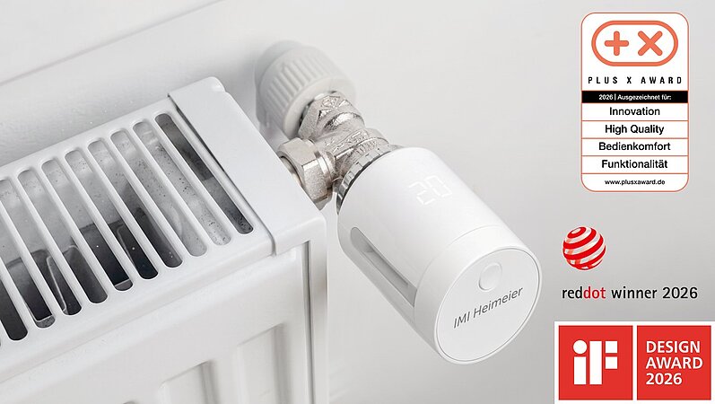 IMI mehrfach für Heizkörperthermostat neo-K ausgezeichnet