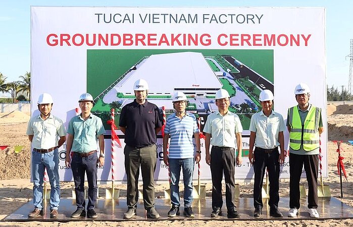 TUCAI feiert Grundsteinlegung für neues Werk in Vietnam