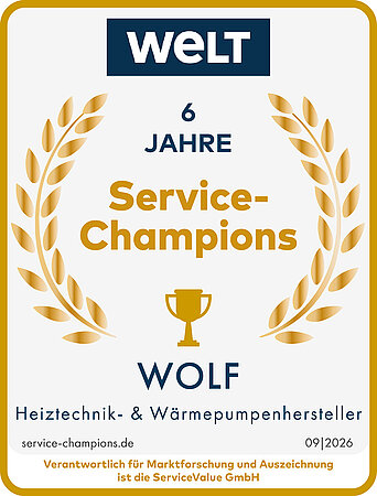 Sechs Jahre an der Spitze: WOLF erneut Service-Champion und Langzeitsieger 