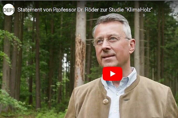 DEPI: Prof. Dr. Hubert Röder zur „KlimaHolz"-Studie