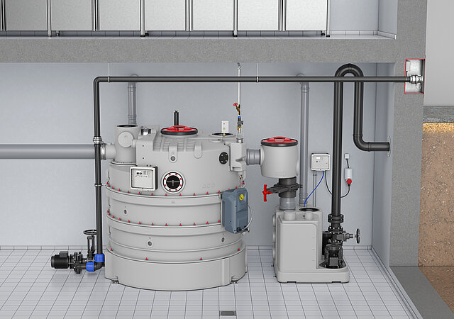 Abwasser unter der Rückstauebene: Ein Fall für die Hebeanlagen und Pumpstationen von ACO Haustechnik Teil 2 von 2