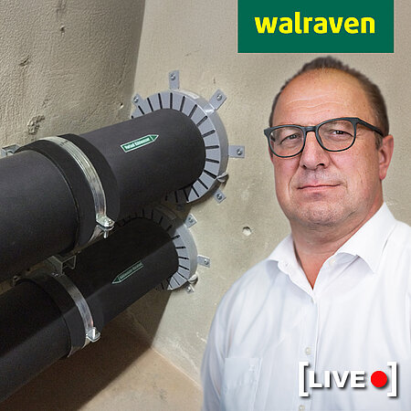 Walraven-Webinar „Nicht wesentliche Abweichung bei Rohrabschottungen“