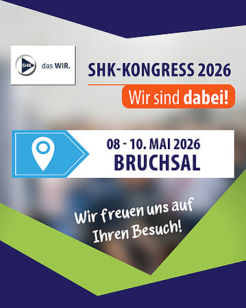 Schornsteintechnik Neumarkt: SHK-Kongress 2026 - Sie finden uns bis Sonntag in Bruchsal!