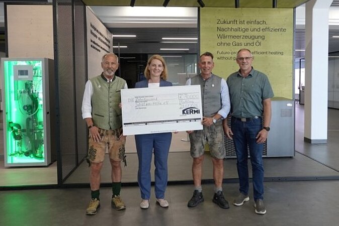 Spendensammlung beim KERMI-Familienfest