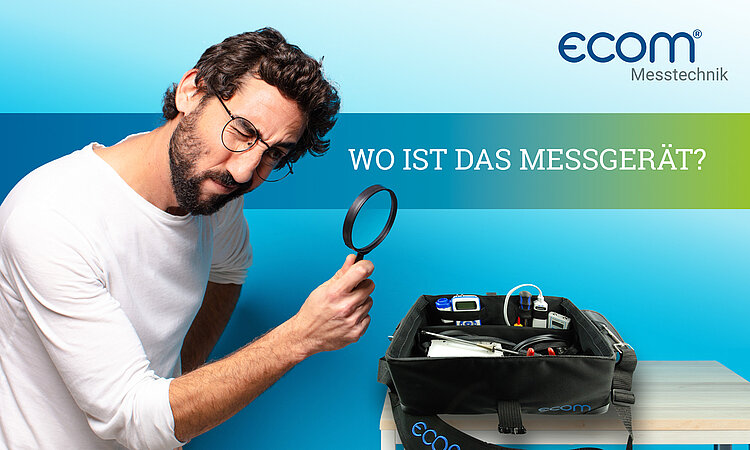 ecom: Suchbild - Finden Sie das Abgas-Messgerät?