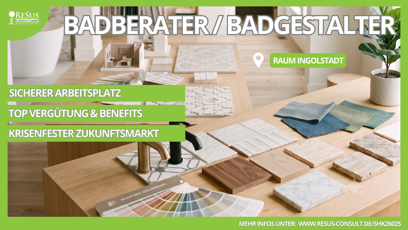 ReSus sucht Badberater / Badgestalter (m/w/d) ID: SHK26025