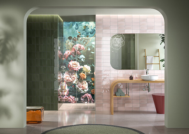 glassdouche: Das Entrée-Bad - Ohne Umweg unter die Dusche