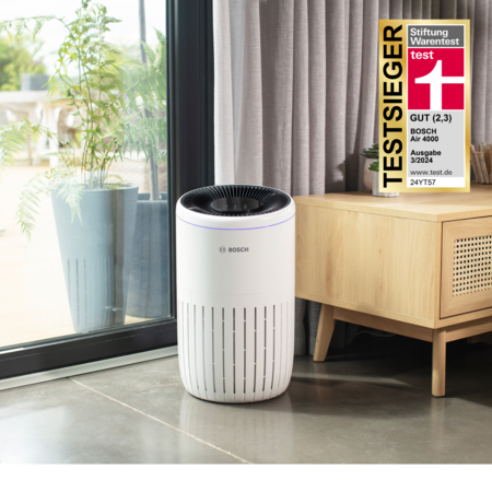 Bosch Air 4000: 2026 erneut von der Stiftung Warentest als Testsieger ausgezeichnet