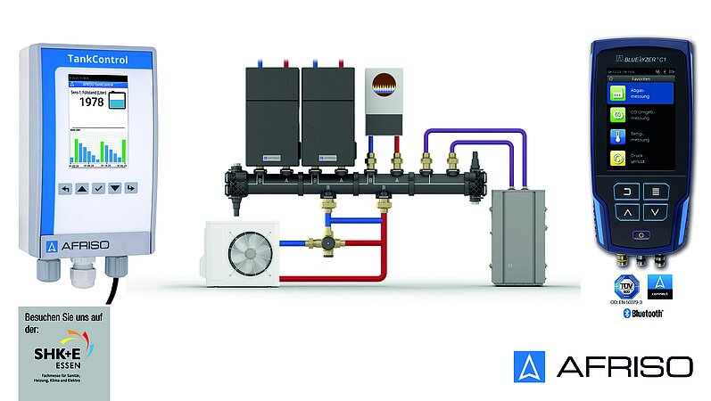 AFRISO: Zeit sparen im Messalltag mit dem neuen SHK-Allrounder: Bluelyzer C1. 
