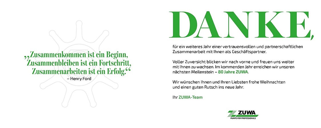 ZUWA: Das Jahr neigt sich dem Ende zu – ein Jahr voller spannender Herausforderungen, neuer Möglichkeiten und bereichernder Begegnungen. 