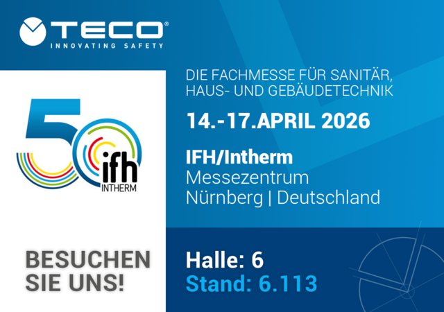 TECO auf der IFH/Intherm 2026: Treffen in Nürnberg vom 14. bis 17. April! 