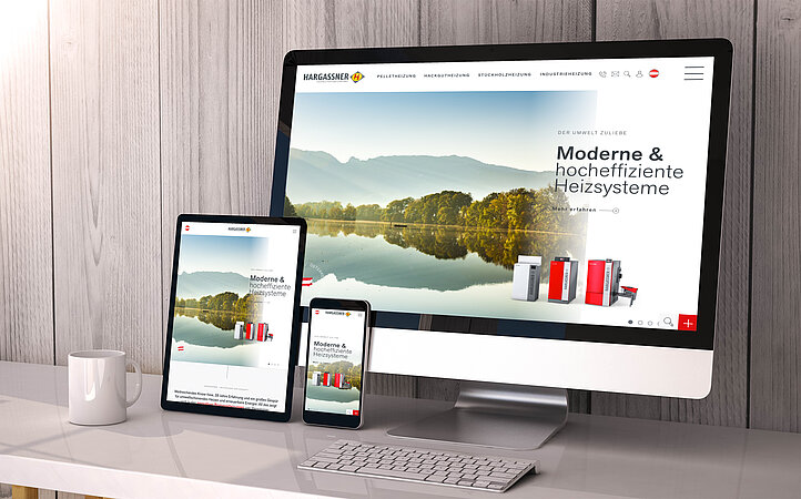 Modernste Webseite der Heizungsbranche jetzt online: Hargassner.com