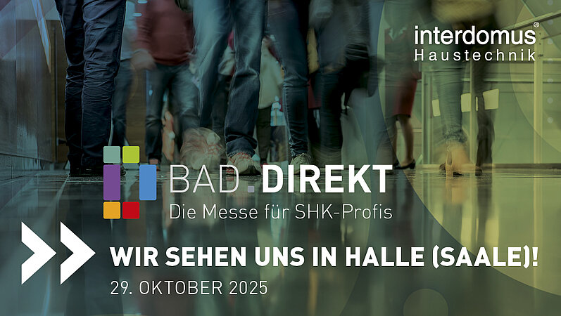 interdomus Haustechnik auf der BAD DIREKT 2025 in Halle (Saale)