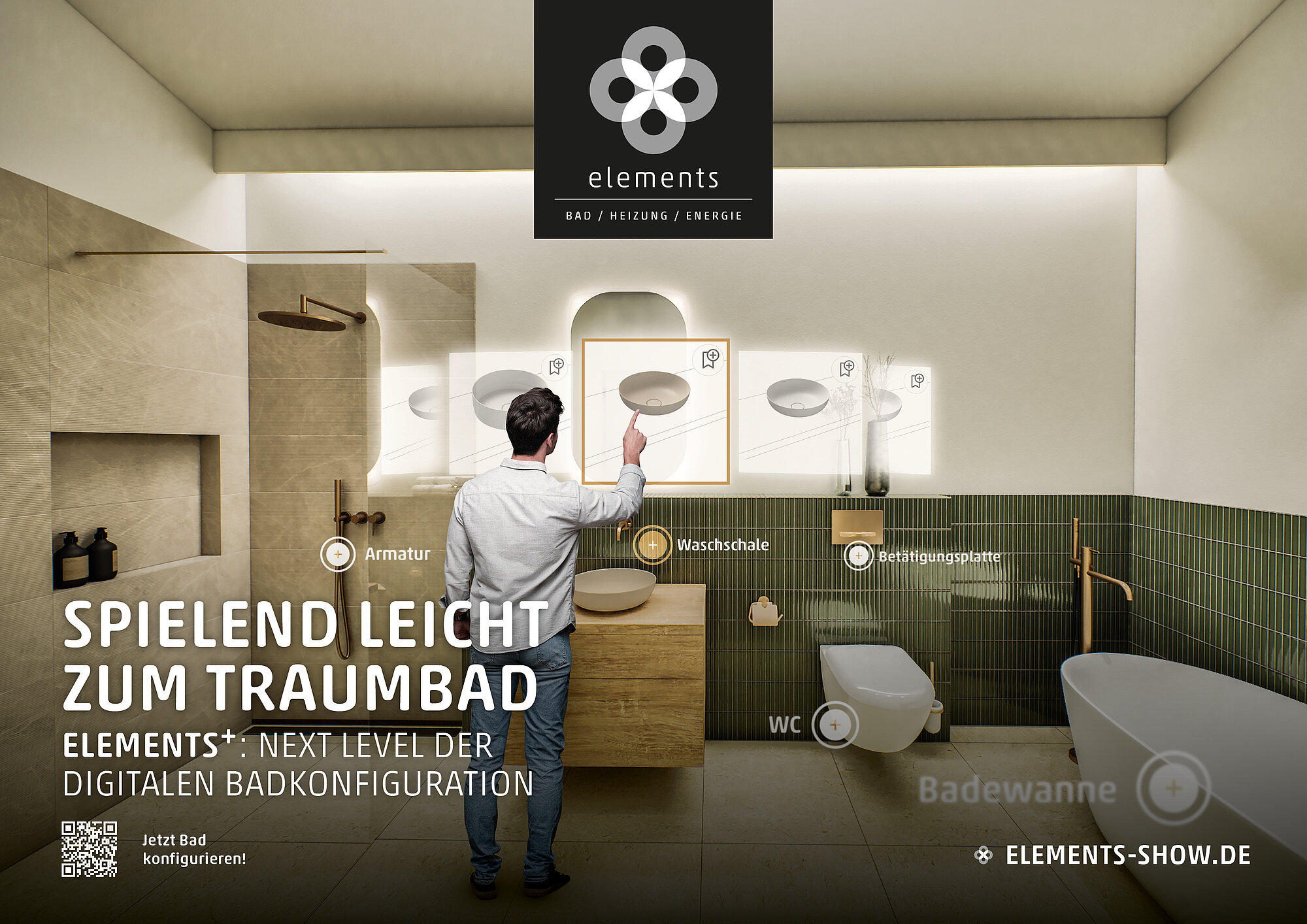 SHK-Journal: ELEMENTS+: Next Level der digitalen Badkonfiguration