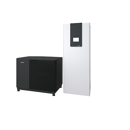 tecalor präsentiert das Wärmepumpenset TTL comfort mit Speichermodul TSBC und App-gestützter Inbetriebnahme