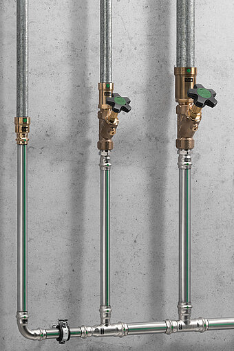 Viega erweitert Sortiment an „Megapress“-Übergängen für Trinkwasserinstallationen