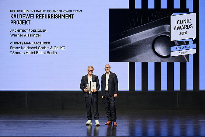 Kaldewei überzeugt bei Iconic Awards 2026