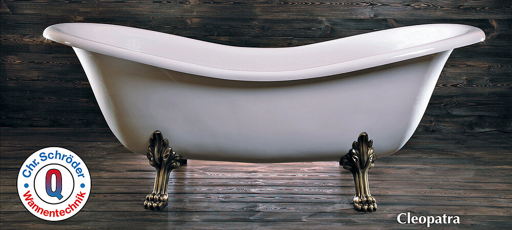 Nostalgie im Badezimmer mit den Retrobadewannen von Schröder Wannentechnik.