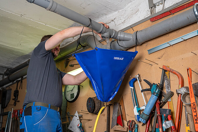 DERBLAUE®: Freie Hände und volle Kontrolle beim SHK-Einsatz