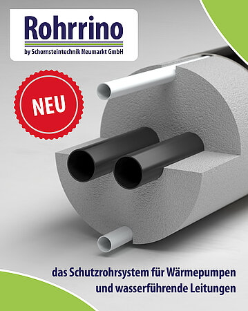 Schornsteintechnik Neumarkt: NEU im Programm - Wärmeschutzdämmrohrsystem ROHRRINO! 