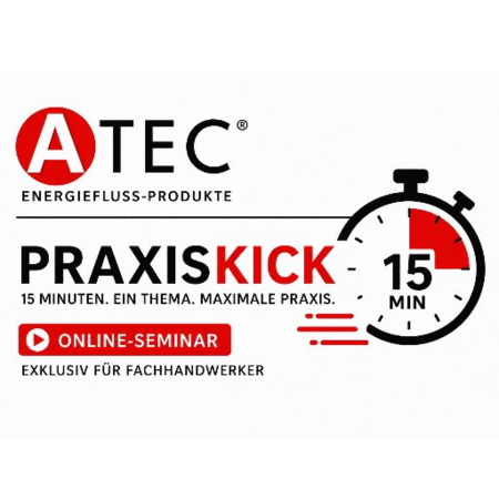 ATEC-Webinar: Praxiskick - 15 Minuten. Ein Thema. Maximale Praxis. 