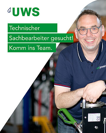 UWS sucht Technischer Sachbearbeiter für Zentrale in Insingen