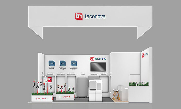Taconova auf der SHK-E Essen (Halle 3, Stand B46) 