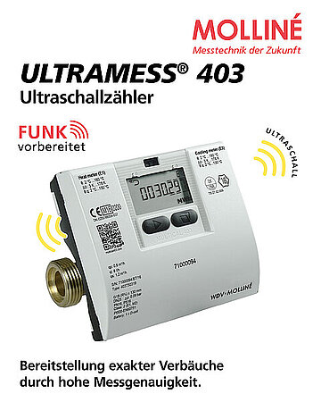WDV Molliné: Ultramess 403 – Hohe Messgenauigkeit, Exakte Verbräuche 
