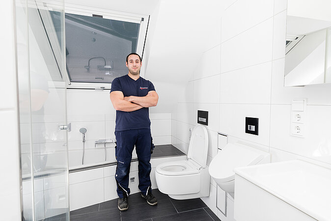 Installateure setzen auch privat auf Geberit AquaClean Dusch-WCs