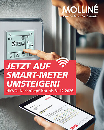 WDV Molliné: Jetzt auf Smart-Meter umsteigen!