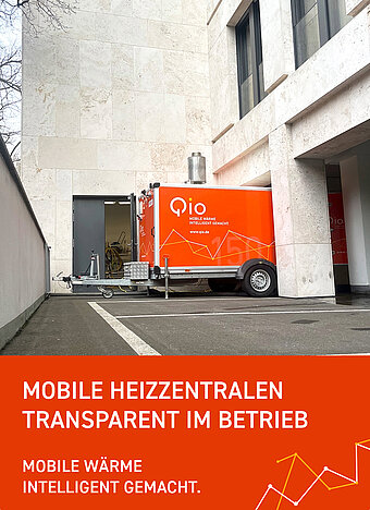 Qio: Mobile Heizzentrale QHZ 150 zur Überbrückung   