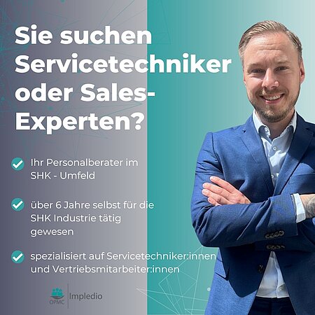 Ihr Personalberater für Servicetechniker und Vertrieb im SHK- und TGA-Markt | Dan Kaiser