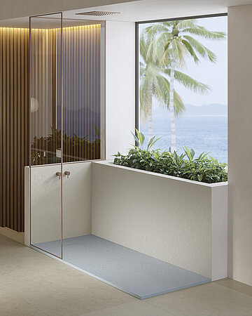 acquabella: XXL-Duschen erobern das Badezimmer - grenzenloses Design, garantierte Stabilität