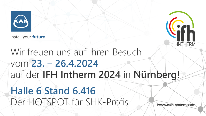 KAN-therm auf der Messe IFH/Intherm 2024 Nürnberg
