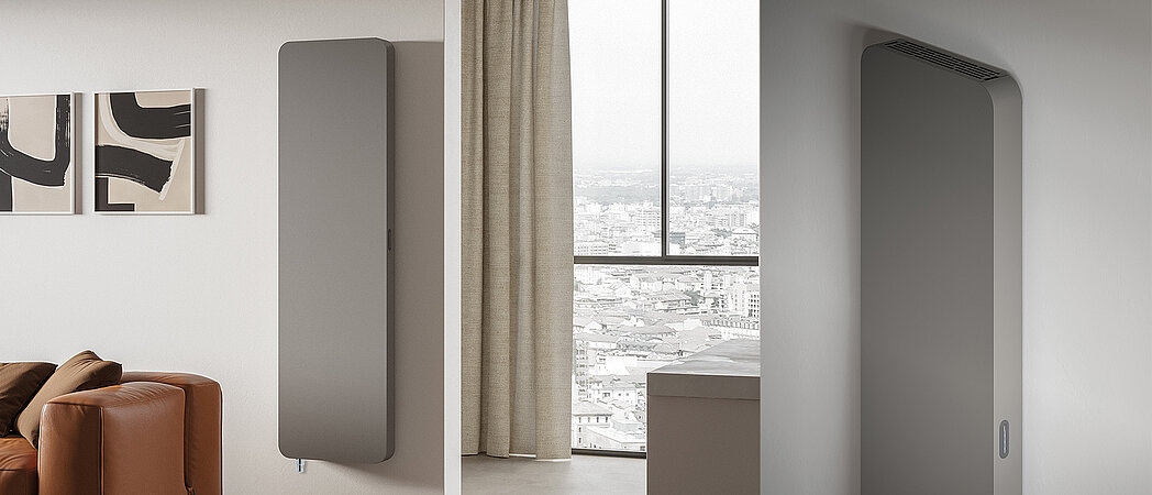 BEMM: Der neue Hybrid-Komfort-Raumheizkörper Relax Style - konzipiert für den Einsatz in Kombination mit einer Wärmepumpe - gewinnt 2 Designpreise.